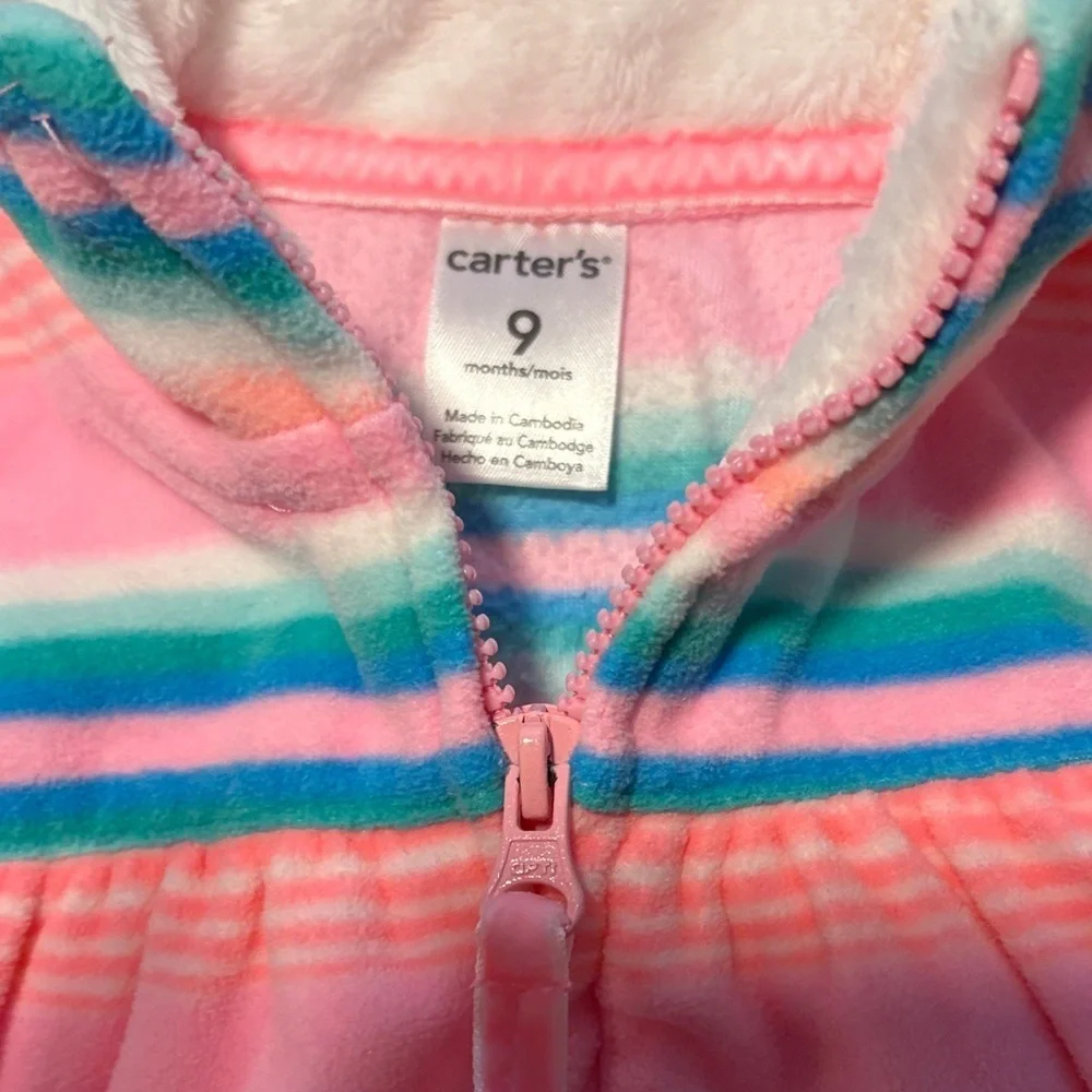 Carter's Vibrant Pink and Gray Outfit Set